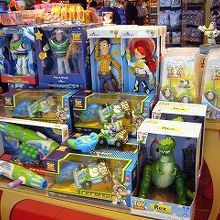 トイスターリーグッズのエリア。