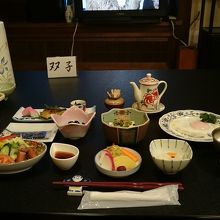 朝食は品数が多く美味いし、暖かさがある。