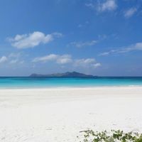 ビーチカシータ前のプライベートビーチ