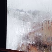 部屋からスキー場が見えます。