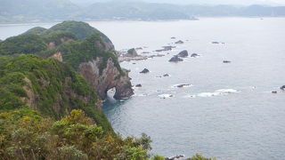 ホテル浦島から眺める紀の松島