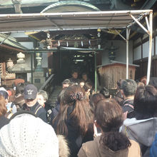 登竜門の出口付近です