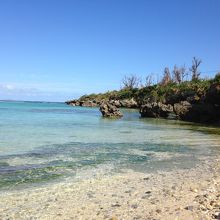 すぐそばのビーチ