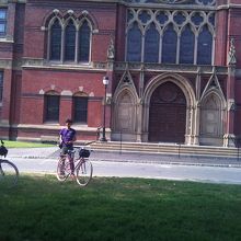 自転車での移動が便利です