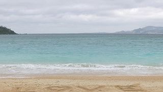 オンザビーチホテルのプライベートビーチ