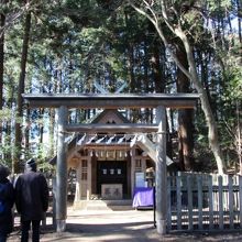 宝登山山頂に鎮座する奥宮