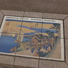 浮世絵のプレート