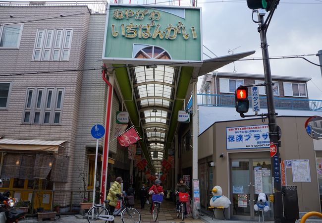 ベル大利商店街と並ぶ商店街