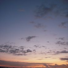 ブノア港から見るブノアビーチ方面