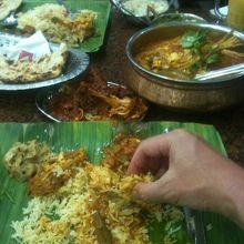 「ミックス！ミックス！」と言うお店の人の説明に従がって