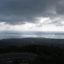 桜島から見た鹿児島