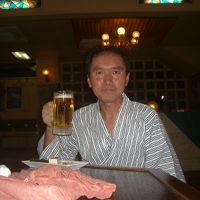 ホテル併設の居酒屋で乾杯！