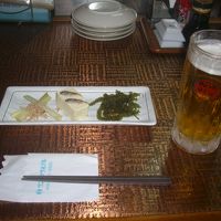 琉球定食(沖縄珍味と生ビール）