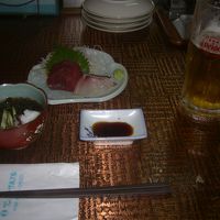 琉球定食（もずく、お造り）