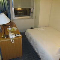 狭いシングルの客室