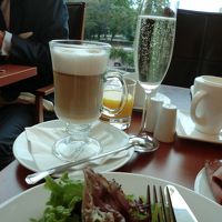 お洒落なカフェオレ