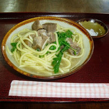 山羊ソバ５００円也