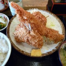 ミックスフライ定食♪