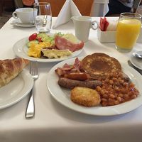 朝食。品数は多いです。欲張りすぎました。