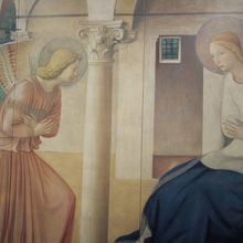 フラ・アンジェリコの「受胎告知」美しい作品です。