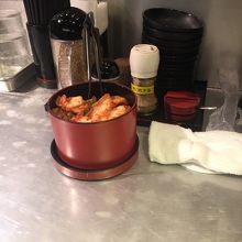 サービスのキムチ