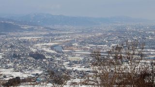 展望台から善光寺平を見渡すことが出来るＳＡ