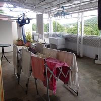 屋上器材洗い場