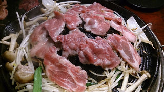 生ラムのジンギスカンがとってもおいしい！！リピ決定！