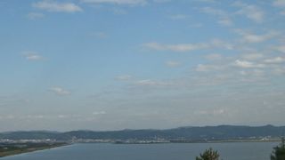 金沢市の北部にある海跡湖