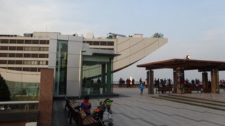 展望デッキが無料、トイレもきれい