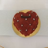 到着時に届いていたケーキ