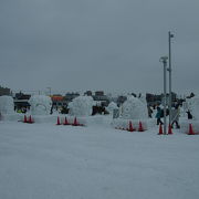 雪まつりで行きました。