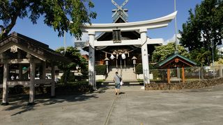 ハワイなのに日本的な立派な神社