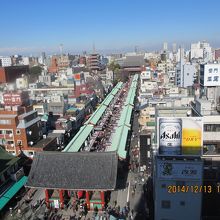 浅草観光文化センターから撮影