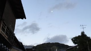 賑やかな歩行者専用の散歩道？