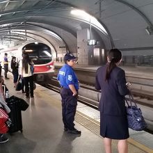 これまた派手な電車