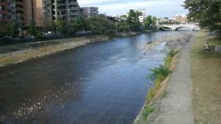 優しい雰囲気の綺麗な川