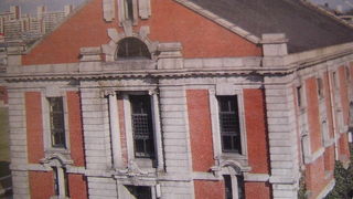 赤レンガ作りのポンプ所