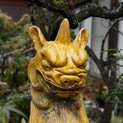 京都で一番怖い顔の狛犬