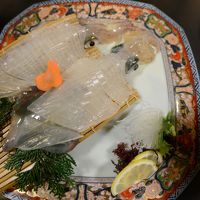 いかの刺身二匹