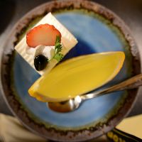 最後のデザート　甘夏のジュレ