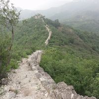 当時のままの万里の長城を貸切り状態にて