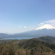 正面にガッツリ富士山が！