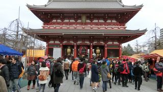 大わらじが飾ってあった門