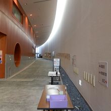 常設展示室への回廊です。