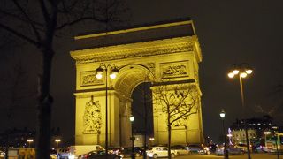 夜のライトアップ