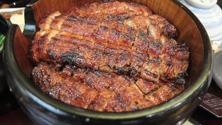 美味しいひつまぶしに、胡麻豆腐！