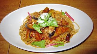 ボリュームたっぷりパスタ