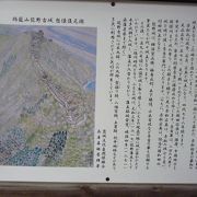 赤松一族によって築かれた山城跡