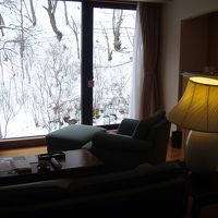 窓の外は雪景色